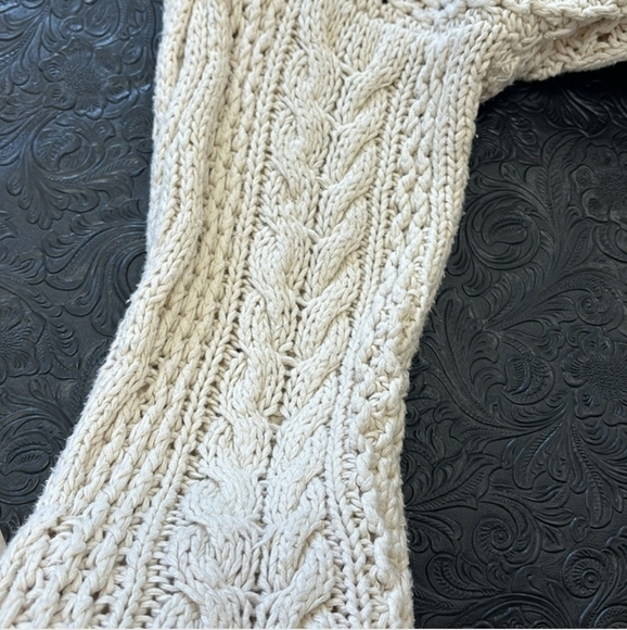 Yorkshire Knitting Company Vintage Cardigan Ecru & Red Embellishment Size Med. - Picture 5 of 8